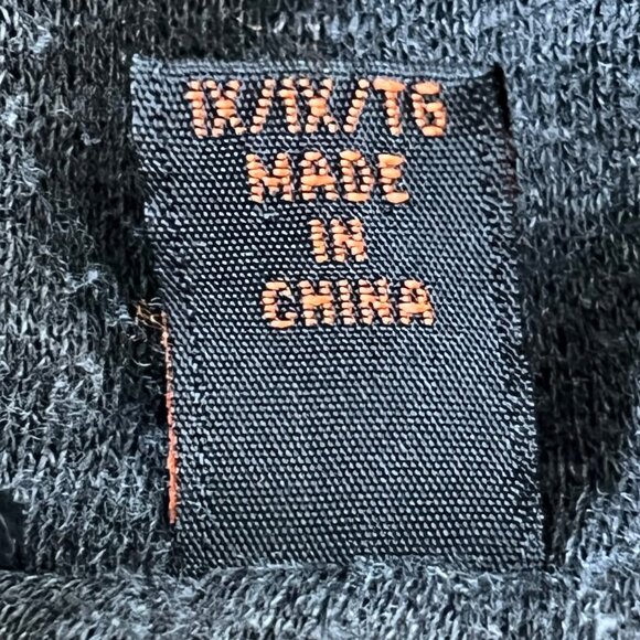 VTG Outbrook  Womens XL Coat Jacket Color Block Hooded Suede Leather 90s Retro - Picture 10 of 12